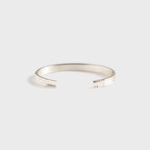 Le Gramme 30 Grammes Godron Bracelet Polished - Silver