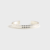 Le Gramme Bracelet Ruban GDES Pyramids - Silver