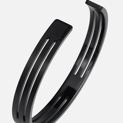 Le Gramme 8g Perforated Ribbon Bracelet - Silver