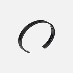 Le Gramme 8g Perforated Ribbon Bracelet - Silver