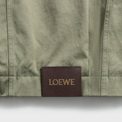 Loewe Belted Jacket - Khaki Green