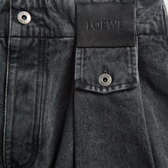 Loewe Pleated Jeans - Black