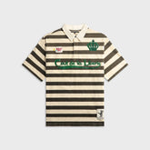 Coût De La Liberté Connor Stripe Rugby With Crystal Embroidered CDLL 56 Shirt - Ozone Black