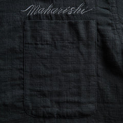 Maharishi 7316 Light Double Voile Cuban Shirt - Navy