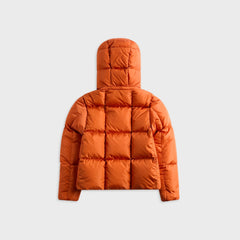 Moncler Castelnou Square Quilted Hooded Jacket - Orange