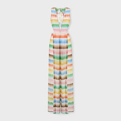 Missoni Long Jumpsuit Slit Dress - Multicolor