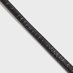 Black Suede Studio Melodie Belt - Black / Gold