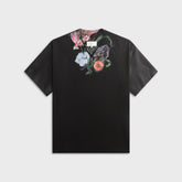 Maison Margiela Flower Cotton-Silk Tee - Black