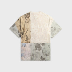 Maison Margiela All-Over Flowers Printed Cotton Tee - Beige