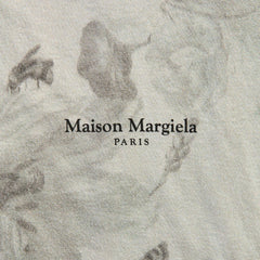 Maison Margiela All-Over Flowers Printed Cotton Tee - Beige
