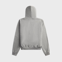 Maison Margiela Zipped Hooded Sweatshirt - Grey Melange
