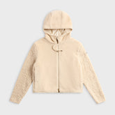 Moncler Teddy Cardigan - White