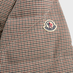 Moncler Psyllos Wool-Blend Hooded Down Jacket - Grey