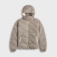 Moncler Psyllos Wool-Blend Hooded Down Jacket - Grey