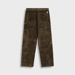 Moncler Corduroy Jogging Trousers - Dark Green
