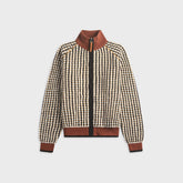 Marni Bouclé Zip-Up Sweater - Lily White