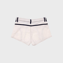 Made Some Short Short - White / Navy