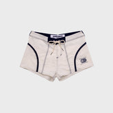 Made Some Short Short - White / Navy