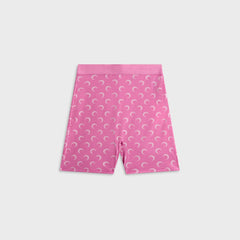 Marine Serre Moon Printed Jersey Mini Short - Pink