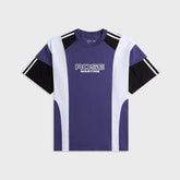 Martine Rose Oversized Panelled Tee - Purple Indigo