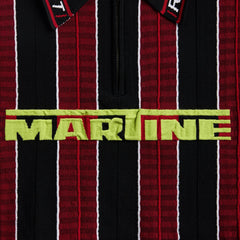 Martine Rose Logo Polo - Red / Black
