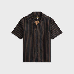 Needles Jacquard Cloth Italian Collar Shirt - Square