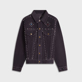 Needles Studded 14W Corduroy Jean Jacket - Black