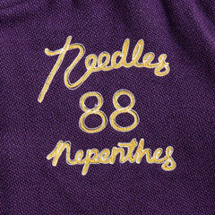 Needles Lettered Wool Melton Jacket - Purple