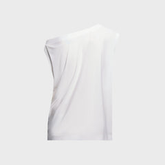 Norma Kamali Drop Shoulder Top - Snow White