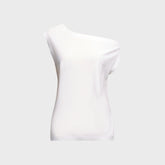 Norma Kamali Drop Shoulder Top - Snow White