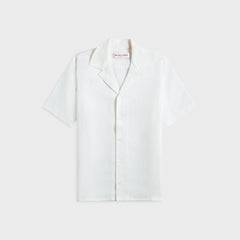 Orlebar Brown Maitan Open Weave Shirt - Cloud