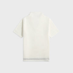 Orlebar Brown Batten Stitch Shirt - Sea Mist / Night Iris