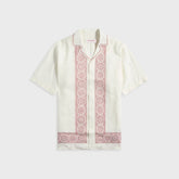 Orlebar Brown Maitan Linen Alchemy Shirt - Dark Ruby