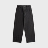 Our Legacy Vast Cut Denim Jean - Black Coated Herringbone