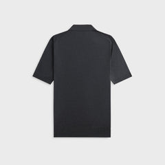 Orlebar Brown Burnham Silk Polo Shirt - Granite