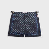 Orlebar Brown Bulldog Luminis Border Short - Night Iris