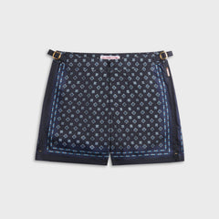 Orlebar Brown Bulldog Luminis Border Short - Night Iris