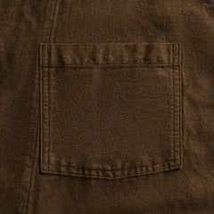 orSLOW Relax Fit Simple Work Jacket - Coffee Brown