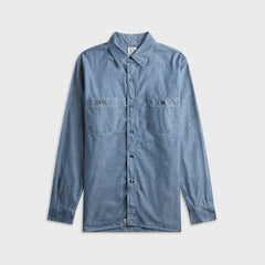 orSLOW 105 Relax Fit Work Shirt - Chambray