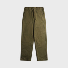 orSLOW Wide Fit French Work Pant - Army Green
