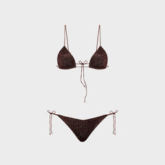 Oseree Lumière 80s Bikini - Chocolate
