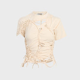 Ottolinger Otto Braided Tee - Cream