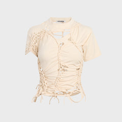 Ottolinger Otto Braided Tee - Cream