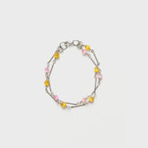 Our Legacy Fabricated Pearl Bracelet - Marbled Nectar Brass Link