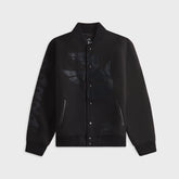 by Parra Not Movie Quality Varsity Jacket - Black