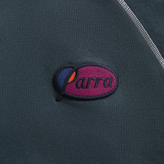 by Parra Circled Script Logo Hooded Sweatshirt - Dark Blue