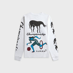 by Parra Divine Hammer Long Sleeve Tee - White