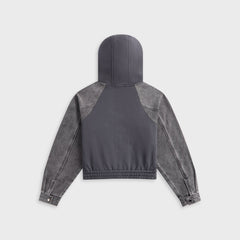 Peachy Den Mercy Track Jacket - Grey Marl