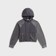 Peachy Den Mercy Track Jacket - Grey Marl