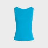 Peachy Den Kylie Cross Back Top - Ocean